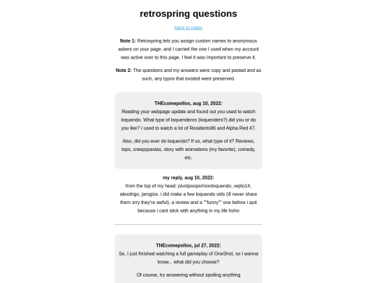 retrospring screenshot
