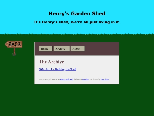 blog/archive screenshot