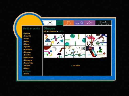 art/medium/shapes screenshot