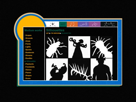 art/medium/silhouettes screenshot