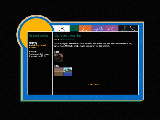 art/works screenshot