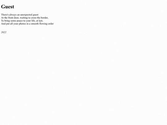 poems/guest screenshot