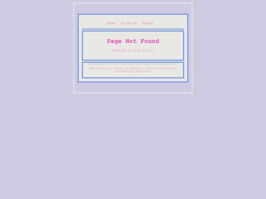 Blog/not_found screenshot