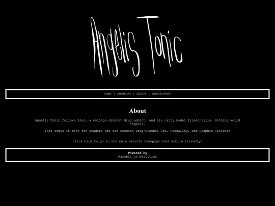 Comics/Angelis-Tonic/about screenshot