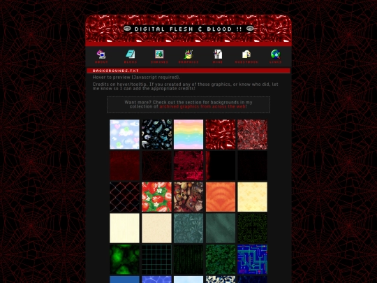 graphics/backgrounds screenshot