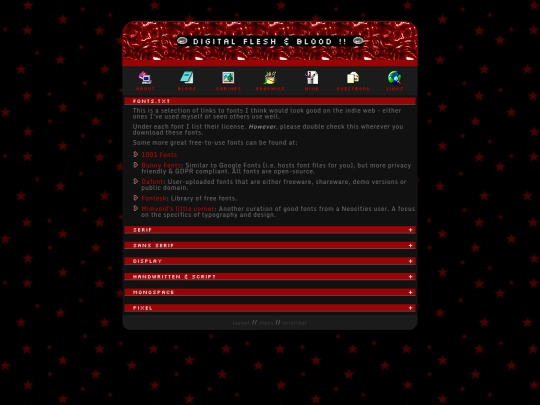 graphics/fonts screenshot