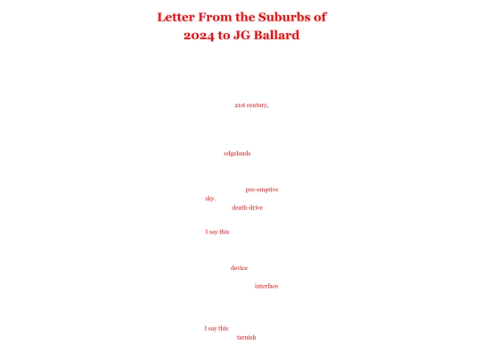 LetterFromTheSuburbs screenshot