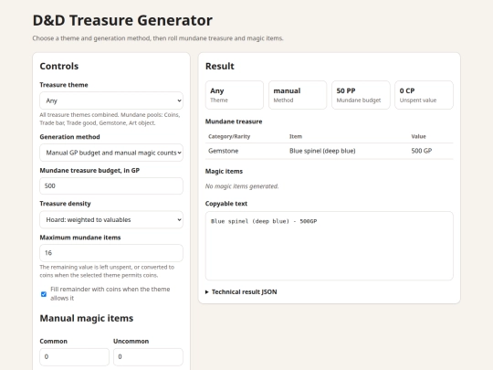 DM_Tools/treasure_generator_app screenshot
