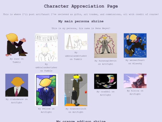 favecharacters screenshot