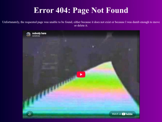 not_found screenshot