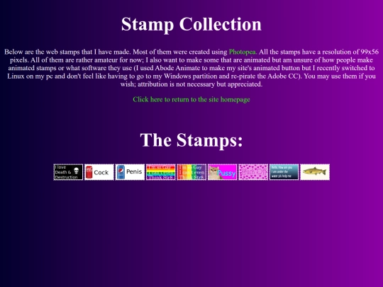stamps screenshot
