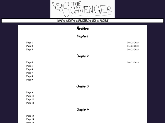 fics/archive screenshot