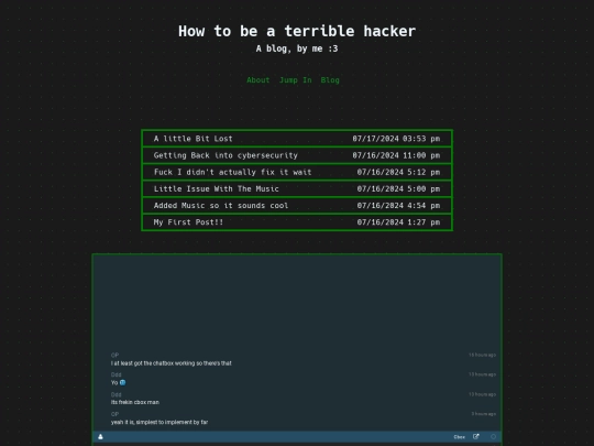blog screenshot