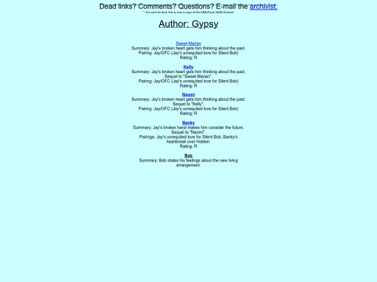 jsbarchive/authorlist/gypsy screenshot