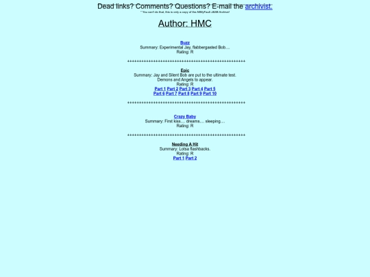 jsbarchive/authorlist/hmc screenshot