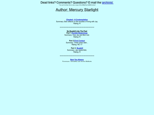 jsbarchive/authorlist/mercury screenshot