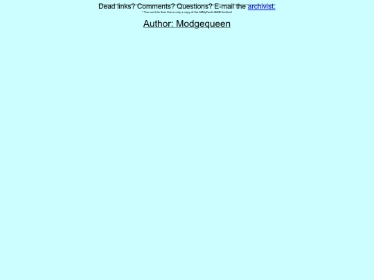 jsbarchive/authorlist/modgequeen screenshot