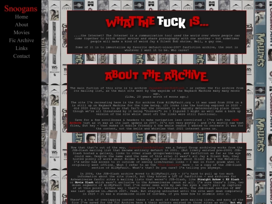 main/about-archive screenshot