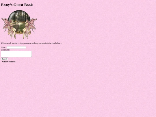 guestbook screenshot