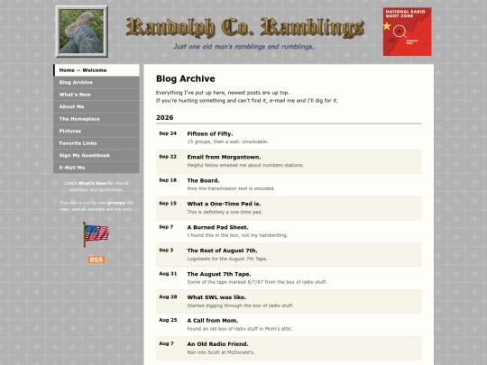 archive screenshot