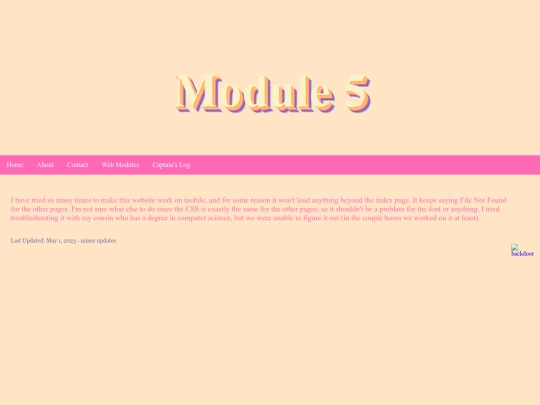 Module 5/Module5 screenshot