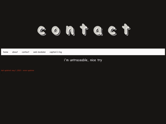 cursed-contact screenshot