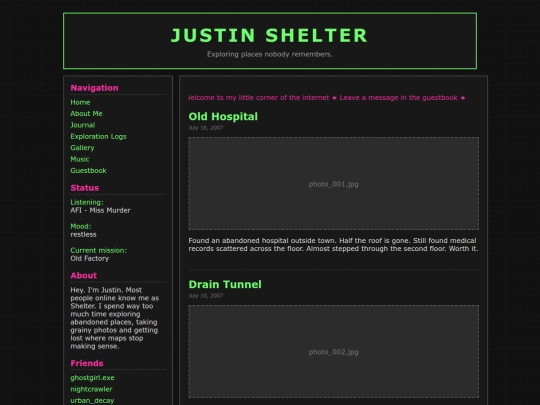 index screenshot