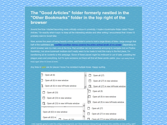 library/goodarticles screenshot