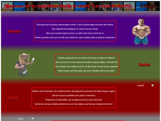 Autre pages/Personnages/Personnages screenshot