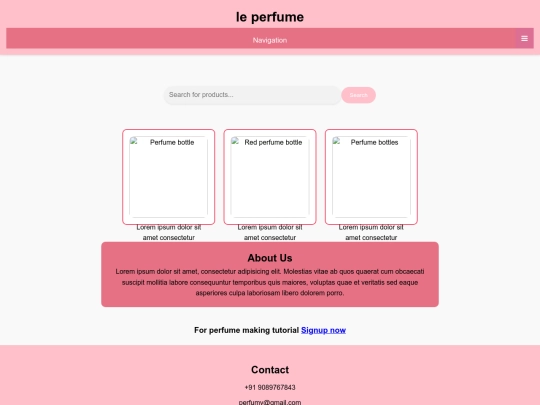 Mufliha's perfumy screenshot