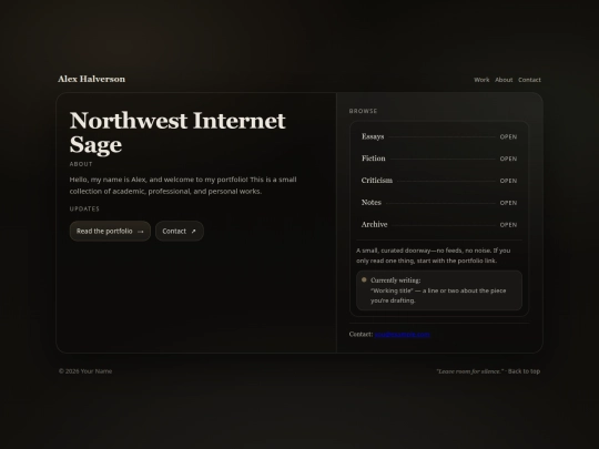 index screenshot