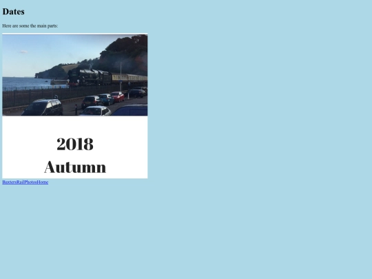 BaxtersRailPhotos/dates screenshot