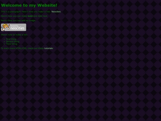 test screenshot