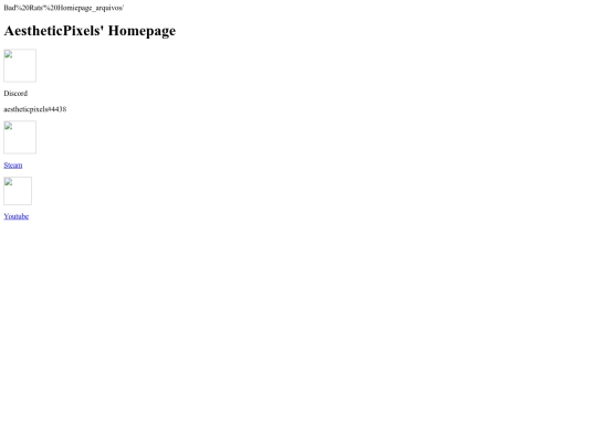 mylinks/Bad Rats' Homiepage screenshot
