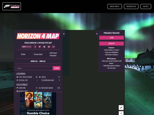 Mapa screenshot