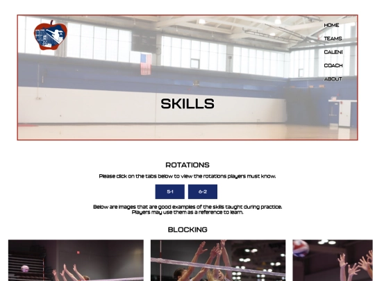 Skills screenshot