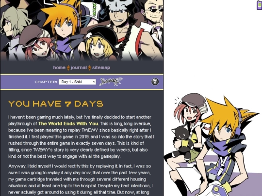 journal/twewy screenshot