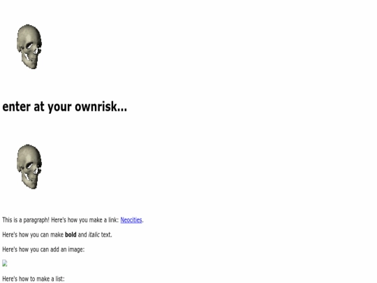 index screenshot