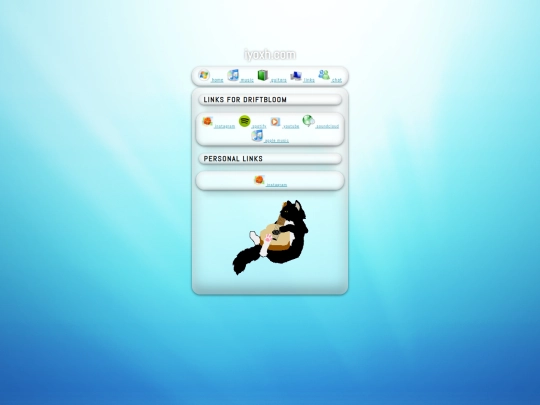 links screenshot