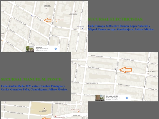 sucursales screenshot