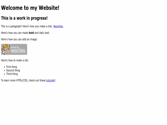 index screenshot