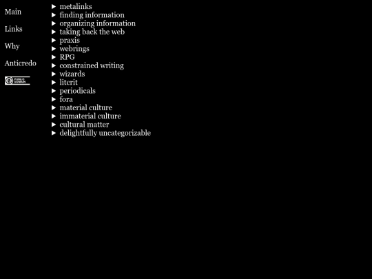 links screenshot