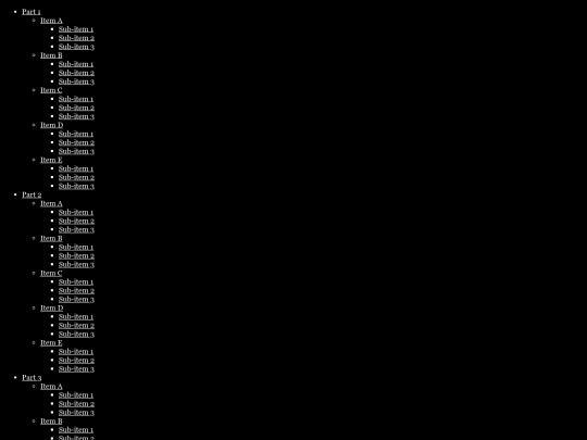 toc screenshot