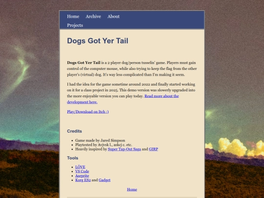 posts/2025-1-14-Dogs-Got-Yer-Tail screenshot