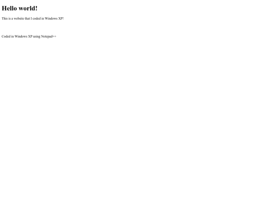 firstwebsite screenshot