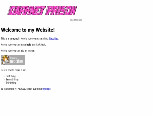 index screenshot