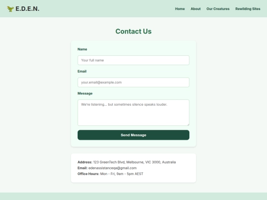 contact screenshot