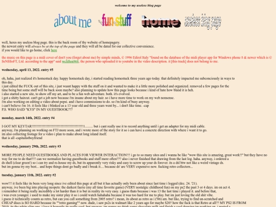 blog screenshot