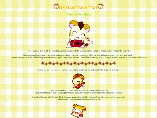 hamtaro screenshot
