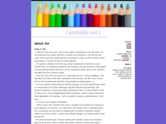personal/about-me screenshot
